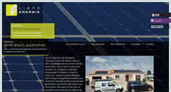 Desktop Screenshot of libre-energie.com